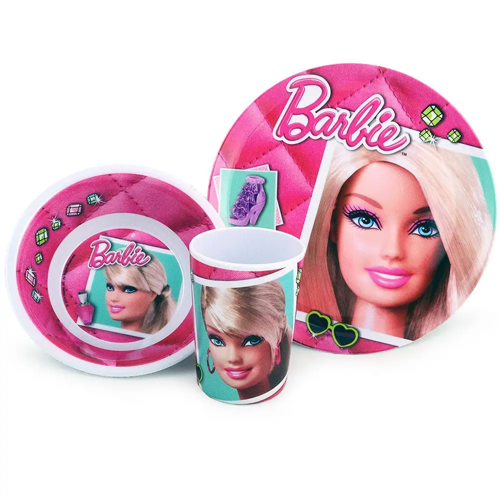 Barbie 3-Piece Melamine Set 1