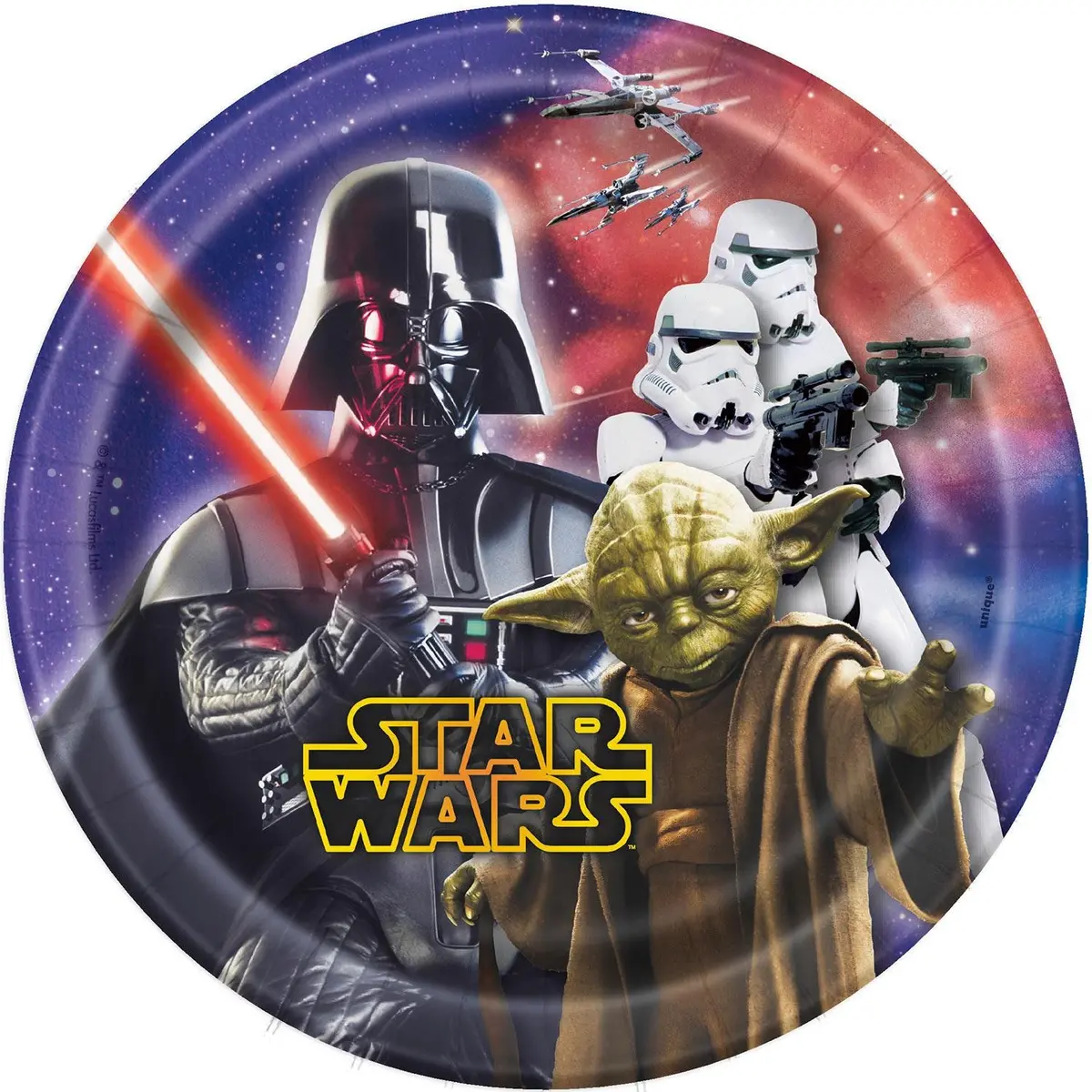 Star Wars 7 Inch Paper Plates (8 Per Pack) 1