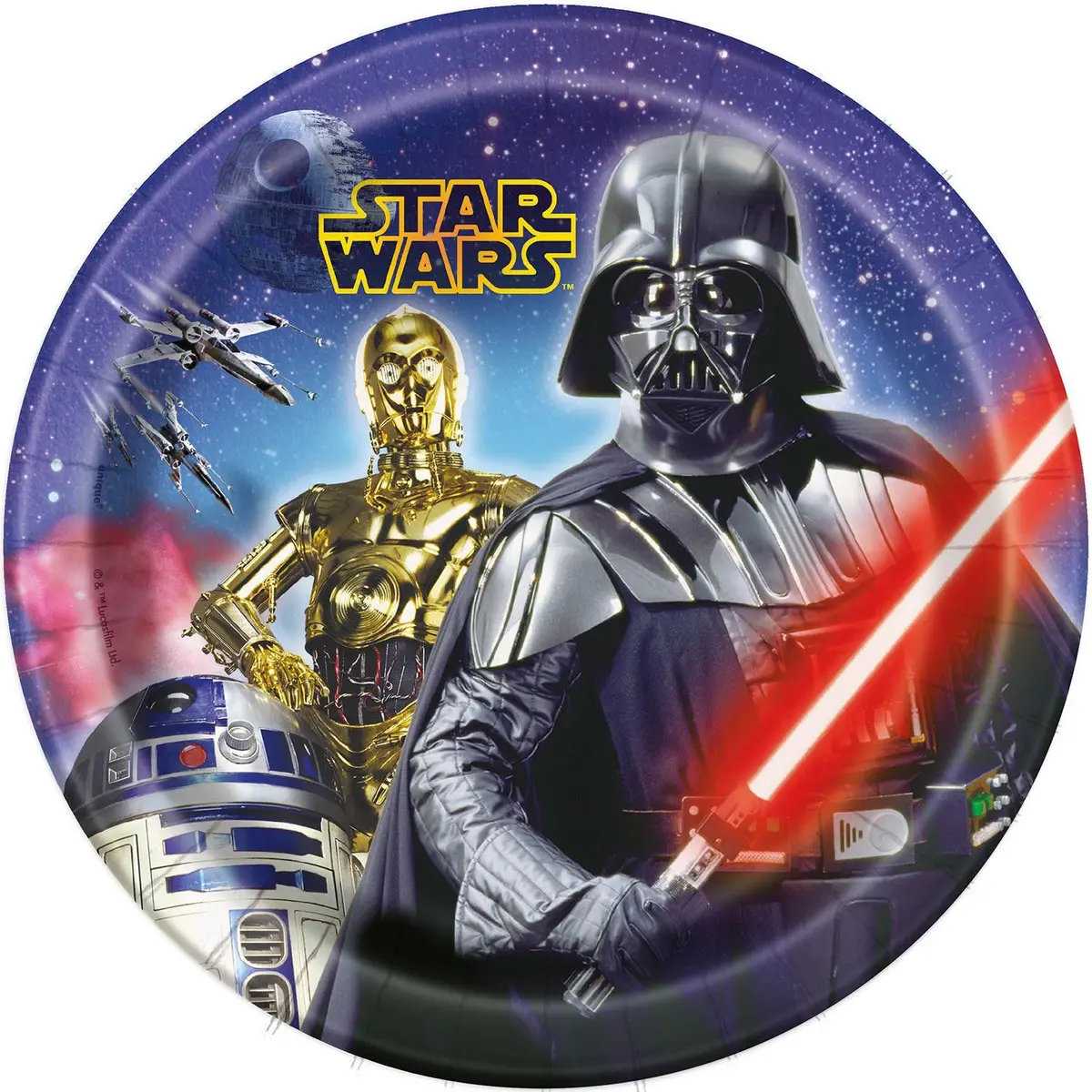 Star Wars 9 Inch Paper Plates (8 Per Pack) 1
