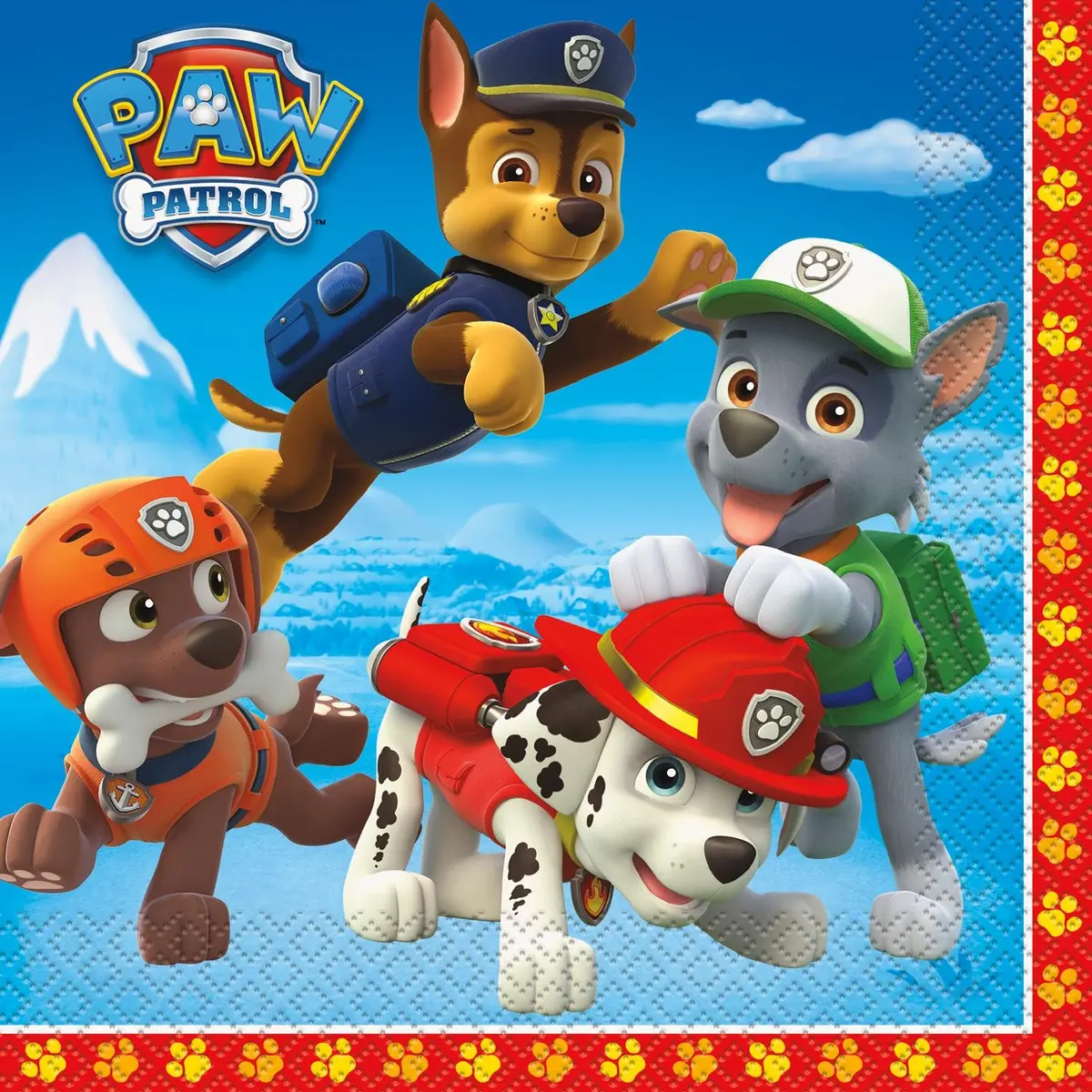 Paw Patrol Luncheon Napkins (16 Per Pack) 1