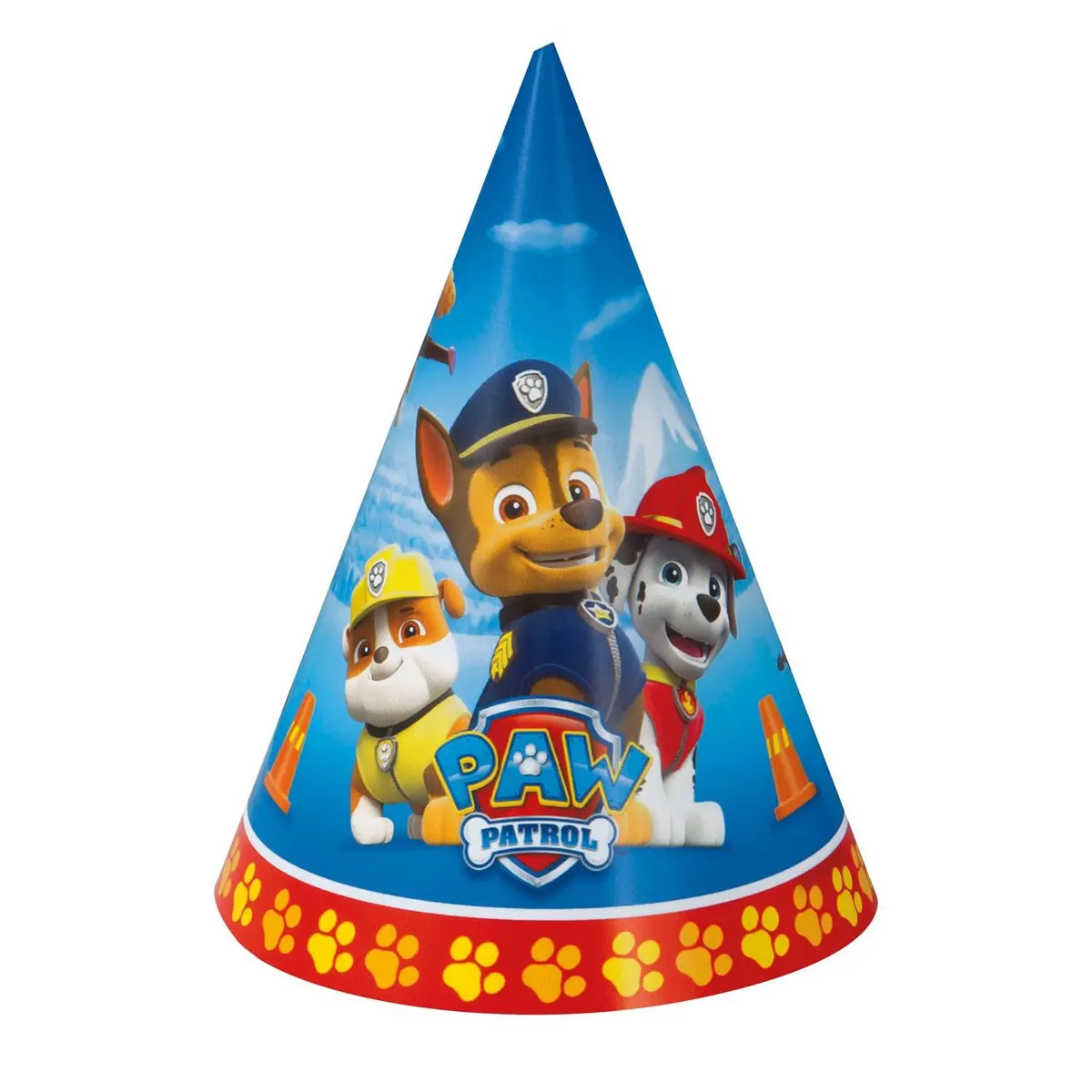 Paw Patrol Party Hats (8 Per Pack) 1