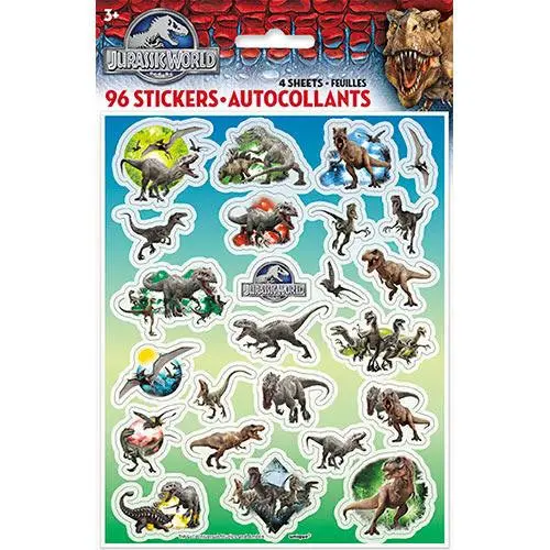 Jurassic World Stickers (4 Sheets) 1