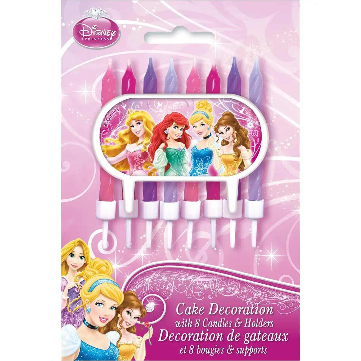 Disney Princess Party Candles And Holders 1