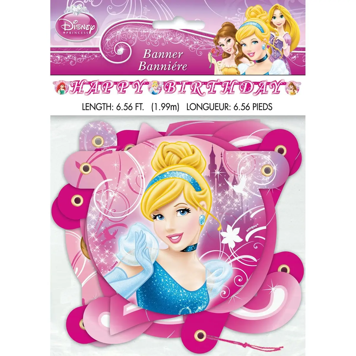 Disney Princess Jointed Birthday Banner 1