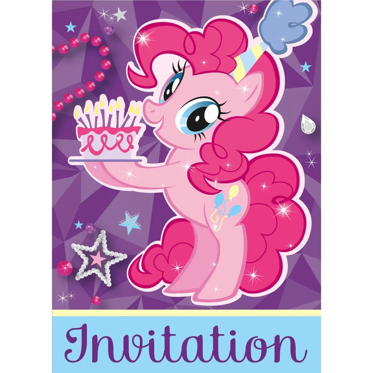 My Little Pony Party Invitations (8 Per Pack) 1
