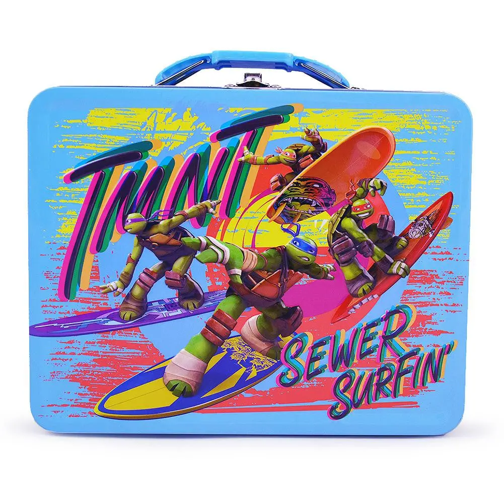Tmnt Tin Lunch Box - Sewer Surfin' 1