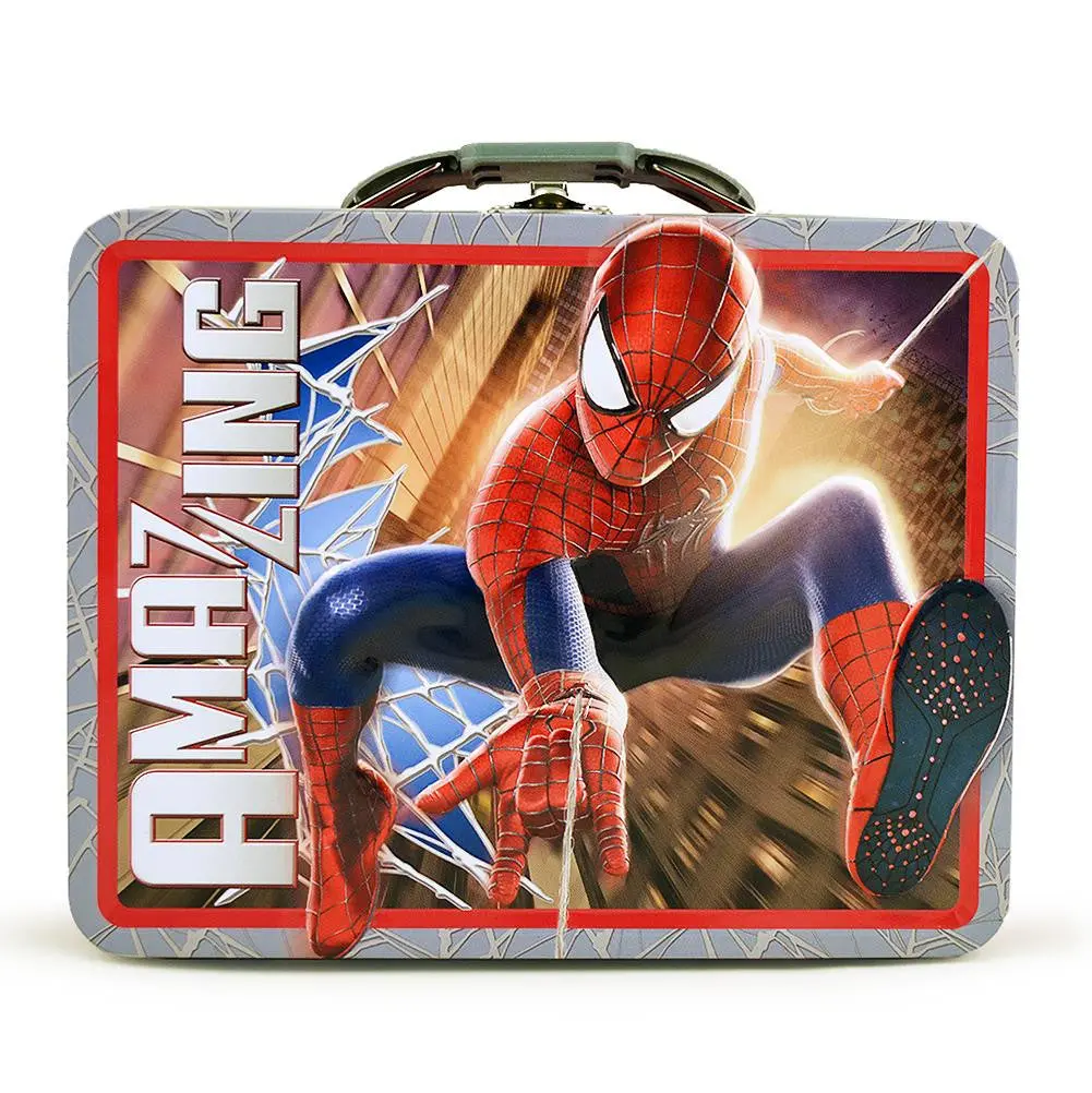 Spider-Man Tin Lunch Box - Amazing - Red 1