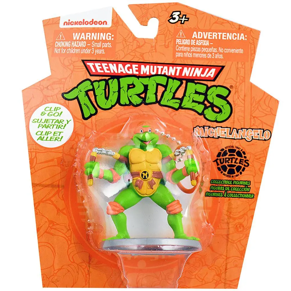 Teenage Mutant Ninja Turtles Clip And Go Michelangelo Figurine 1