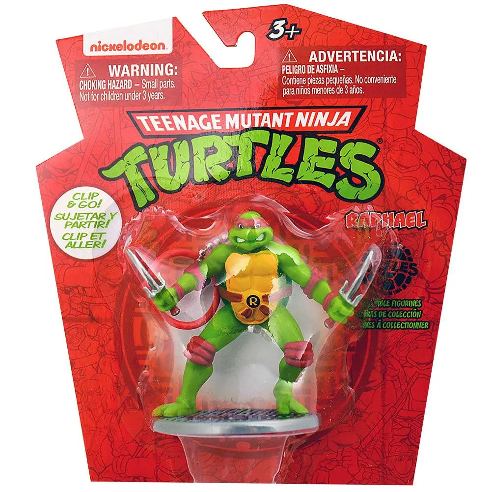Teenage Mutant Ninja Turtles Clip And Go Raphael Figurine 1