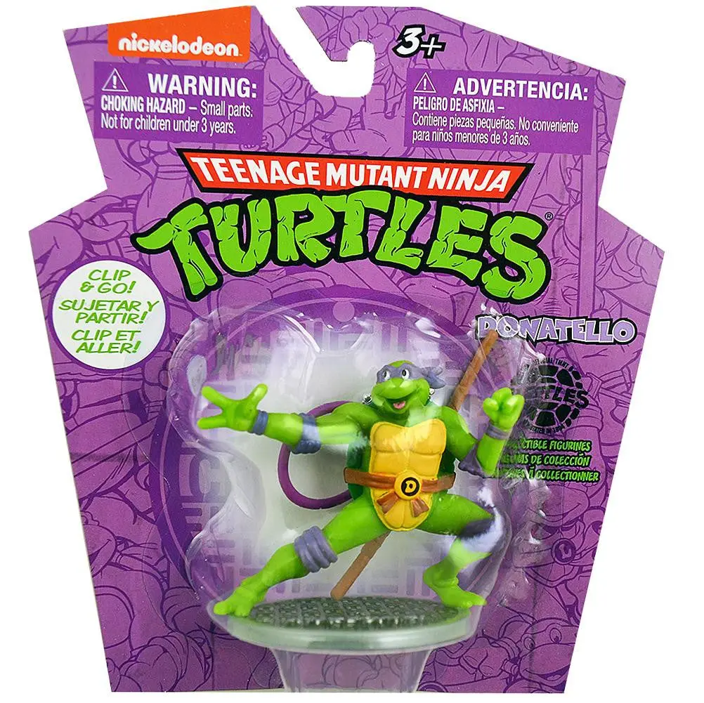 Teenage Mutant Ninja Turtles Clip And Go Donatello Figurine 1
