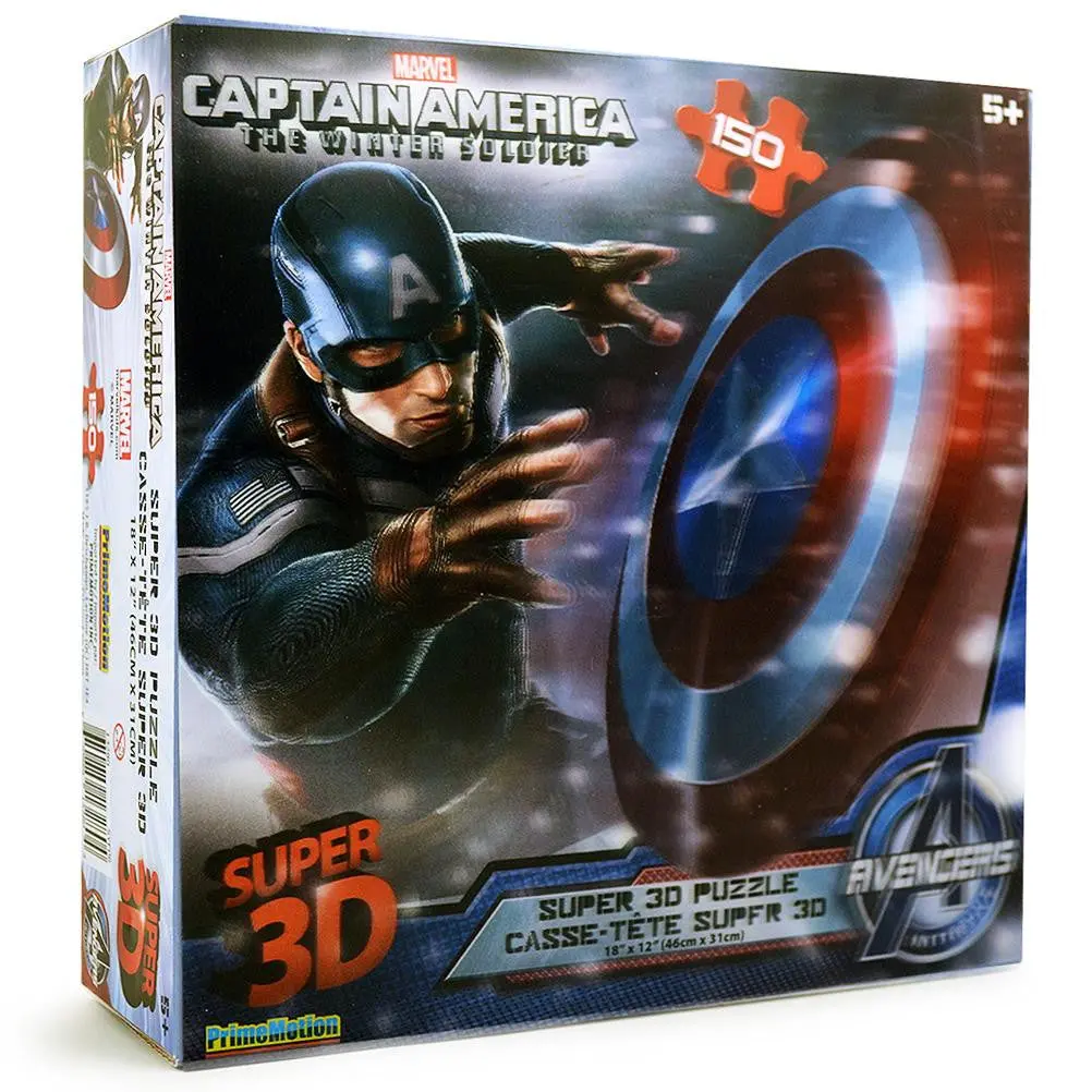 Captain America The Winter Soldier Super 3D Puzzle (150 Pieces) 1