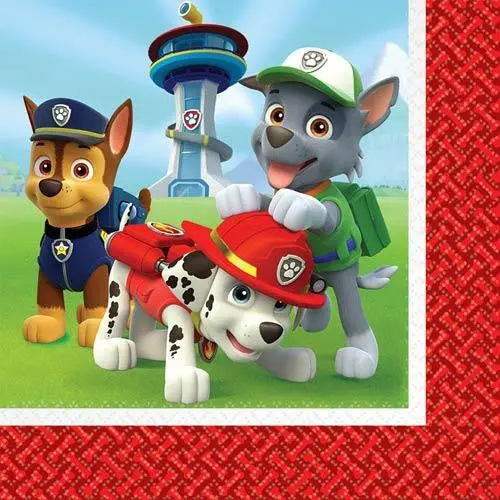 Paw Patrol Luncheon Napkins (16 Per Pack) 1