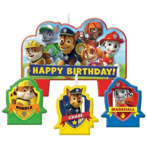 Paw Patrol Mini Candle Set 1