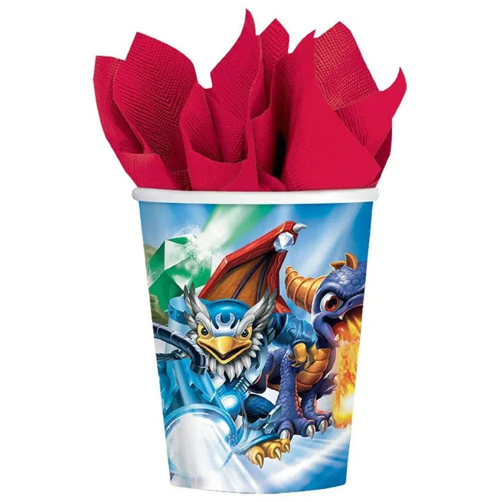 Skylanders 9 Oz Paper Cups (8 Per Pack) 1