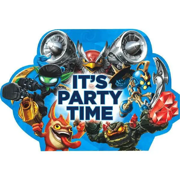 Skylanders Party Invitations (8 Per Pack) 1