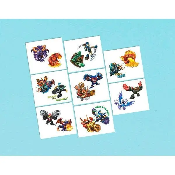 Skylanders Party Favor Tattoos 1