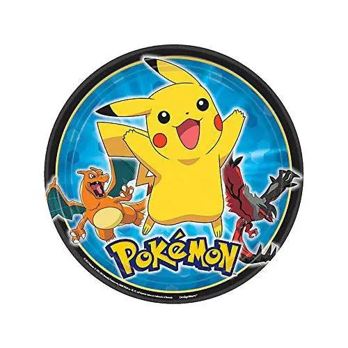 Pokemon Pikachu And Friends Dinner Plates (8 Per Pack) 1