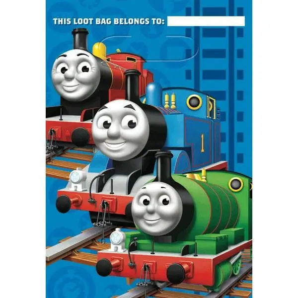 Thomas The Tank Engine Loot Bags (8 Per Pack) 1