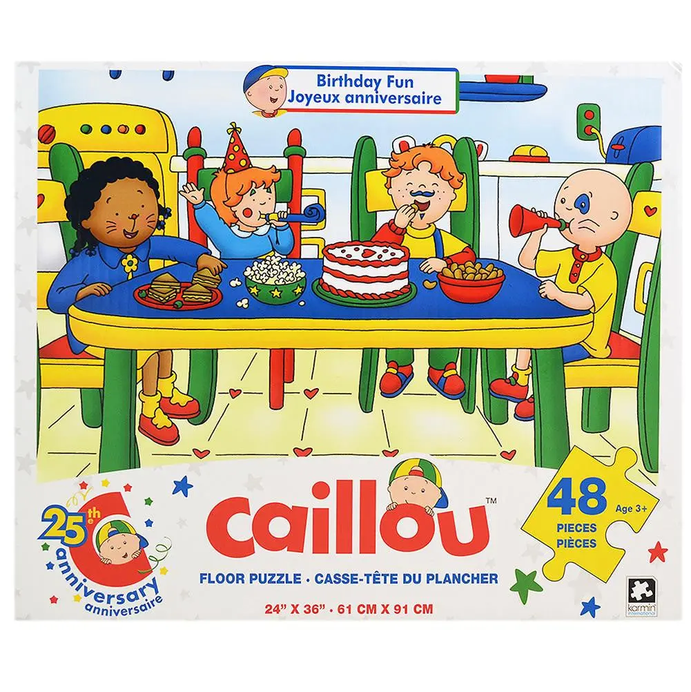 Caillou Floor Puzzle (48 Pieces - Birthday Fun) 1
