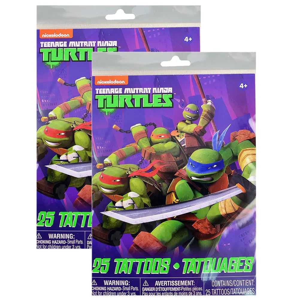 Tmnt Tattoos (2 Package Of 25) 1