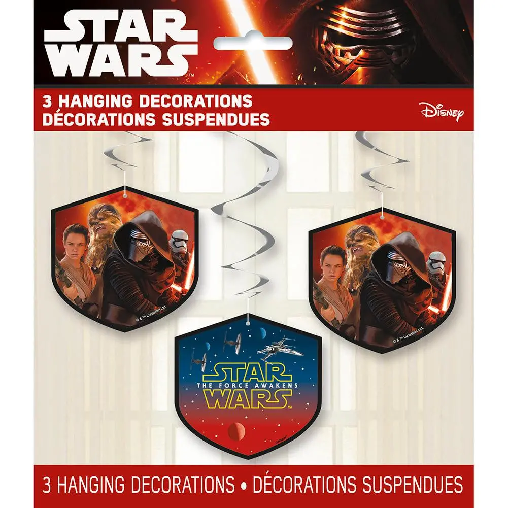 Star Wars The Force Awakens Hanging Party Decorations (Set Of 3) 1
