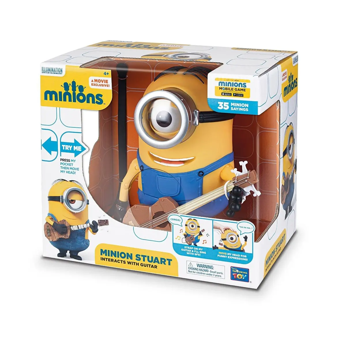 The Minions Interactive Minion Stuart With Guitar 1