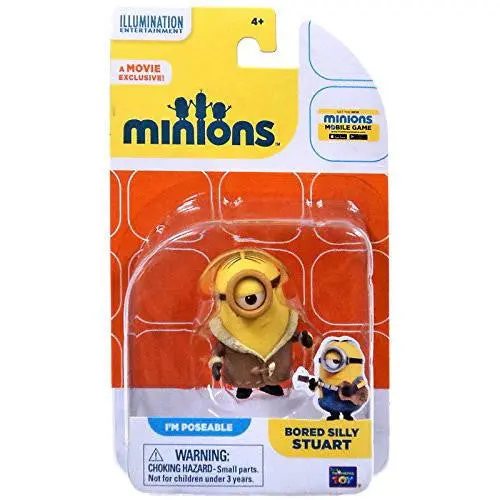The Minions Poseable Figure (Bored Silly Stuart) 1