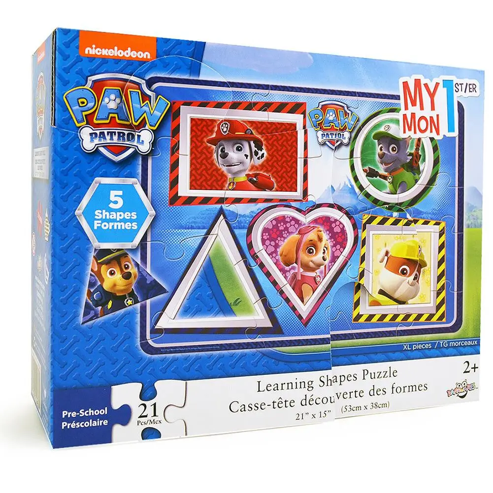 Paw Patrol Learning Shapes Puzzle (21 Pieces) 1