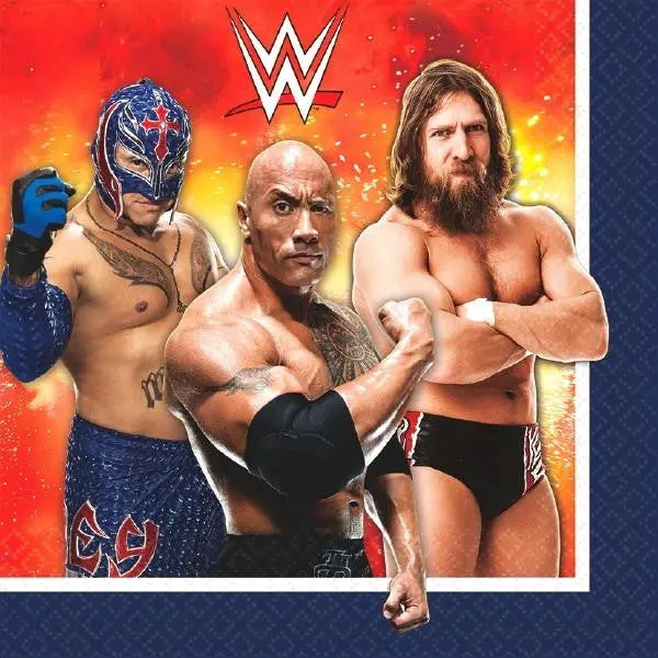Wwe Luncheon Napkins (16 Per Pack) 1