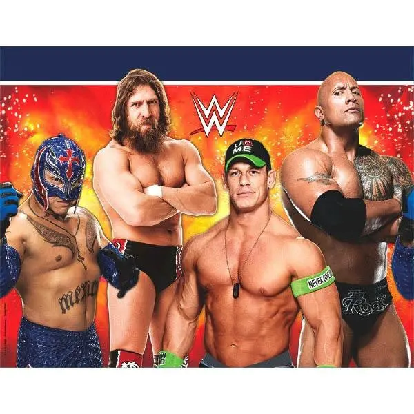 Wwe Plastic Table Cover 1