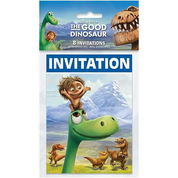 The Good Dinosaur Party Invitations (8 Per Pack) 1