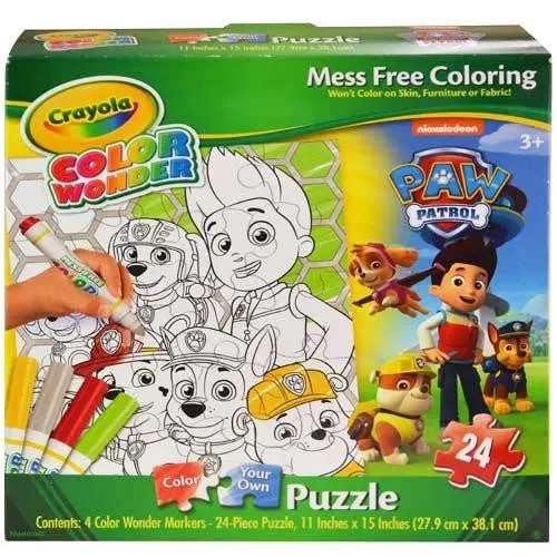 Crayola Color Wonder Paw Patrol Puzzle (24 Pieces) 1