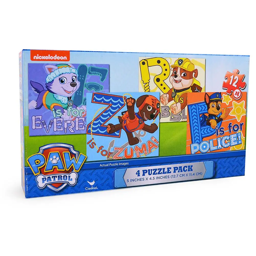 Paw Patrol Puzzle 4-Pack 1