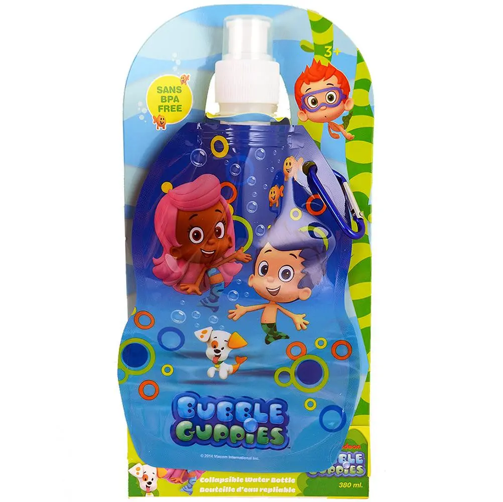 Bubble Guppies Collapsible Water Bottle (380 M - 12.85 Oz) 1
