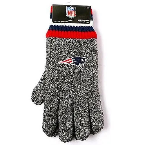 Nfl New England Patriots Thermal Gloves (Men's - One Size) 1