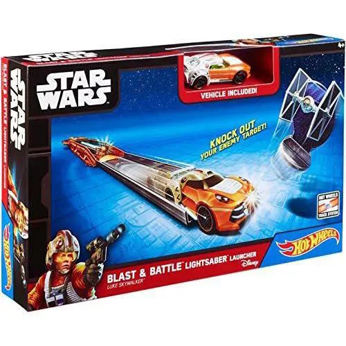 Hot Wheels Star Wars Blast & Battle Lightsaber Launcher (Luke Skywalker) 1