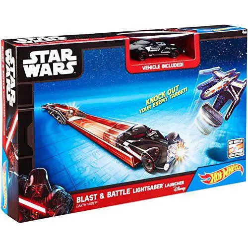 Hot Wheels Star Wars Blast & Battle Lightsaber Launcher (Darth Vader) 1