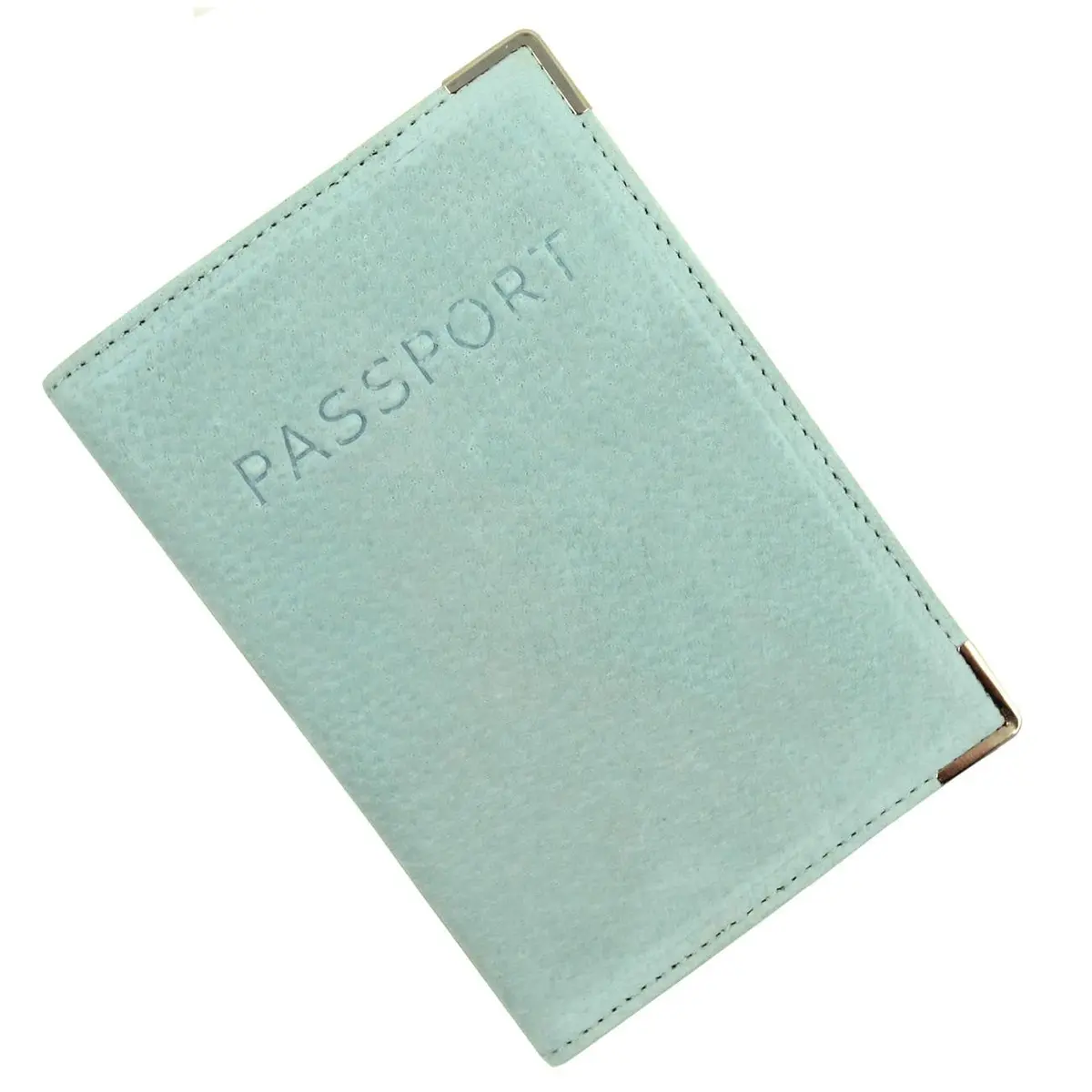Austin House Genuine Suede Passport Cover - Green 1