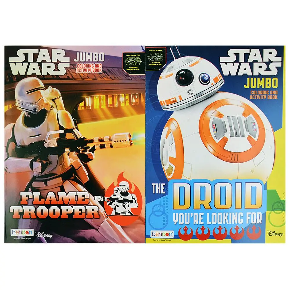Star Wars Episode 7 Jumbo Coloring Books (2-Pack) - Assorted 1