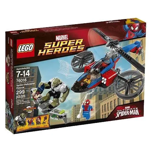 Lego Super Heroes Spider-Helicopter Rescue (76016 - 299 Pcs) 1