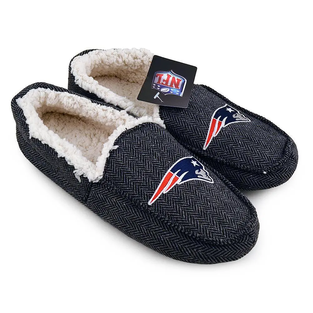 Nfl New England Patriots Loafer Slippers (Men's Size 8) 1