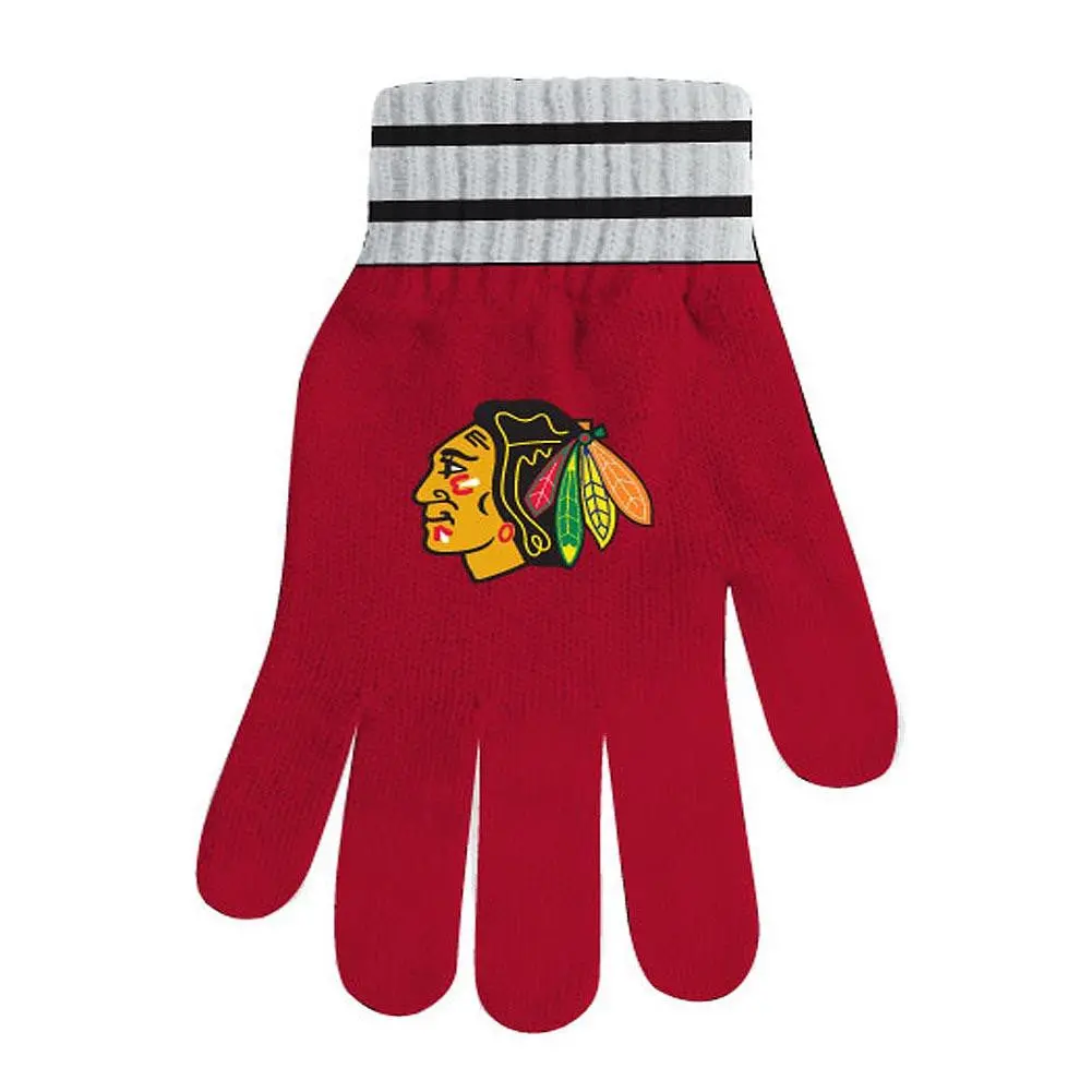Nhl Chicago Blackhawks Gloves (One Size) 1