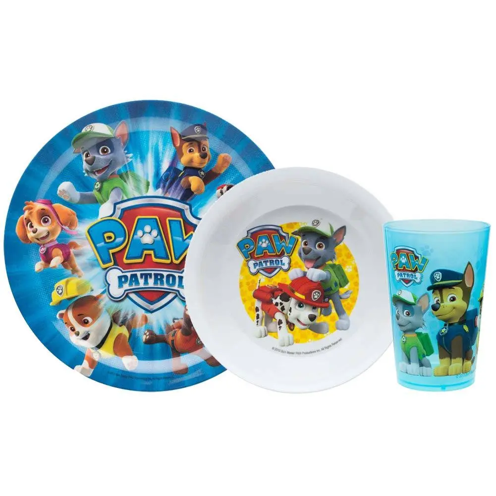 Paw Patrol 3 Piece Mealtime Set 1