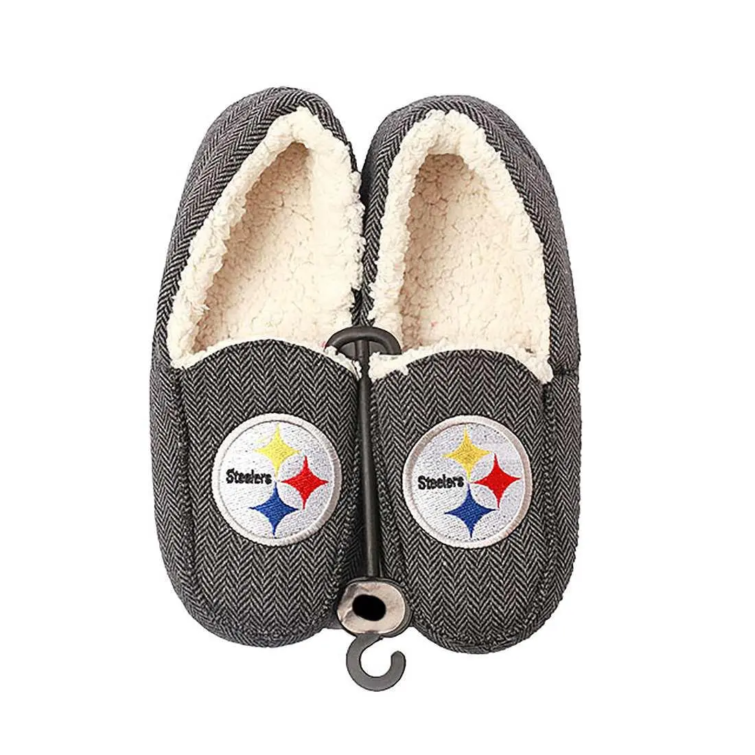 Nfl Pittsburgh Steelers Loafer Slippers (Men's Size 12) 1