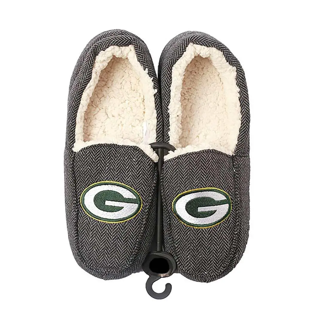 Nfl Green Bay Packers Loafer Slippers (Men's Size 8) 1