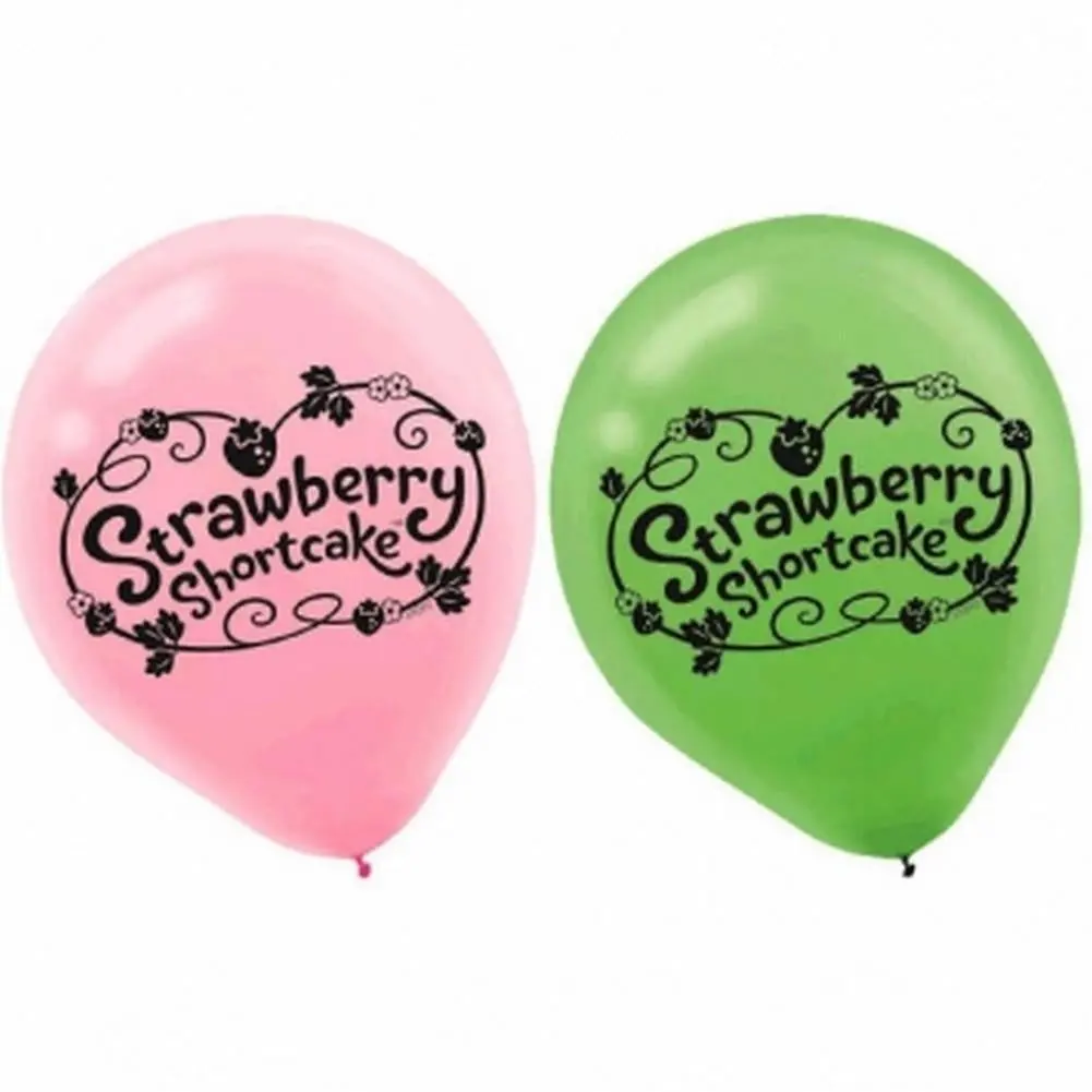 Strawberry Shortcake Party Balloons (6 Per Pack) 1