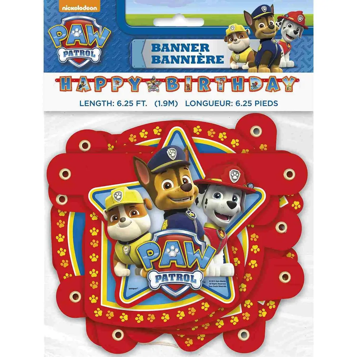 Paw Patrol Jointed Party Banner 1