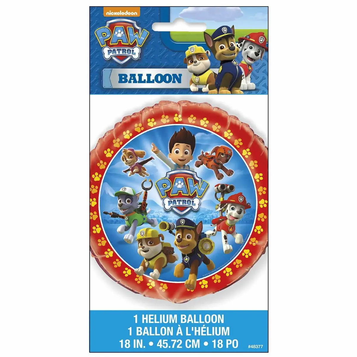 Paw Patrol 18 Foil Balloon 1