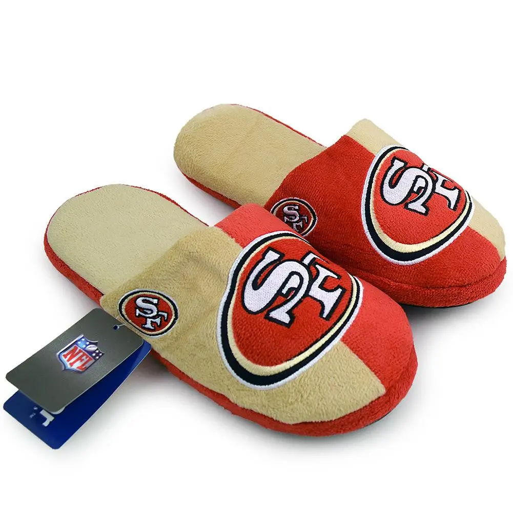 Nfl San Francisco 49Ers Big Logo Slippers (Men's Medium - 9-10 Us) 1