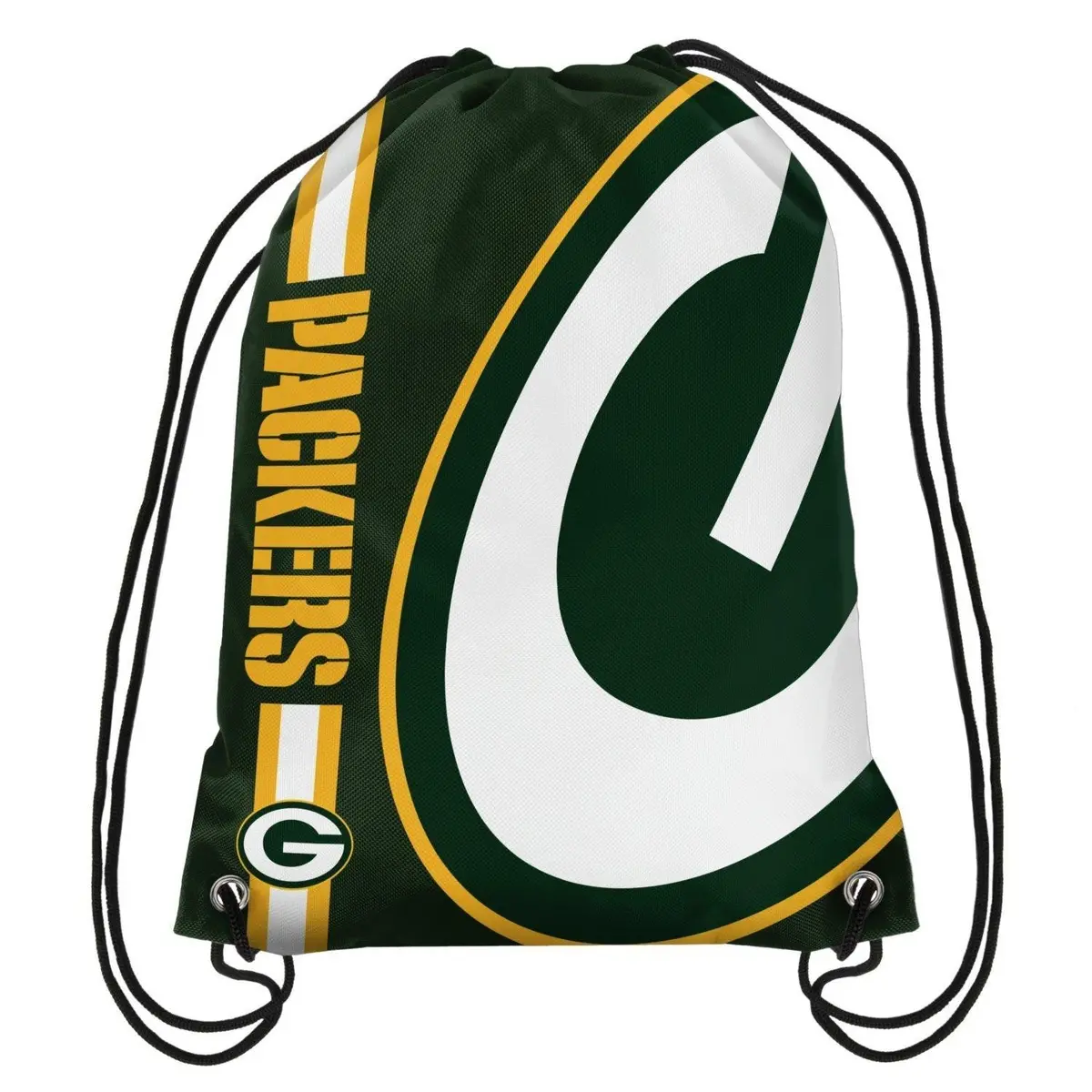 Nfl Green Bay Packers Big Logo Drawstring Bag 1